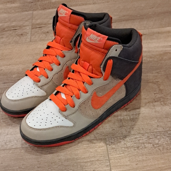 Nike Sb Dunk HIgh Bone Team Orange 2008 317982-081 - Picture 4 of 9